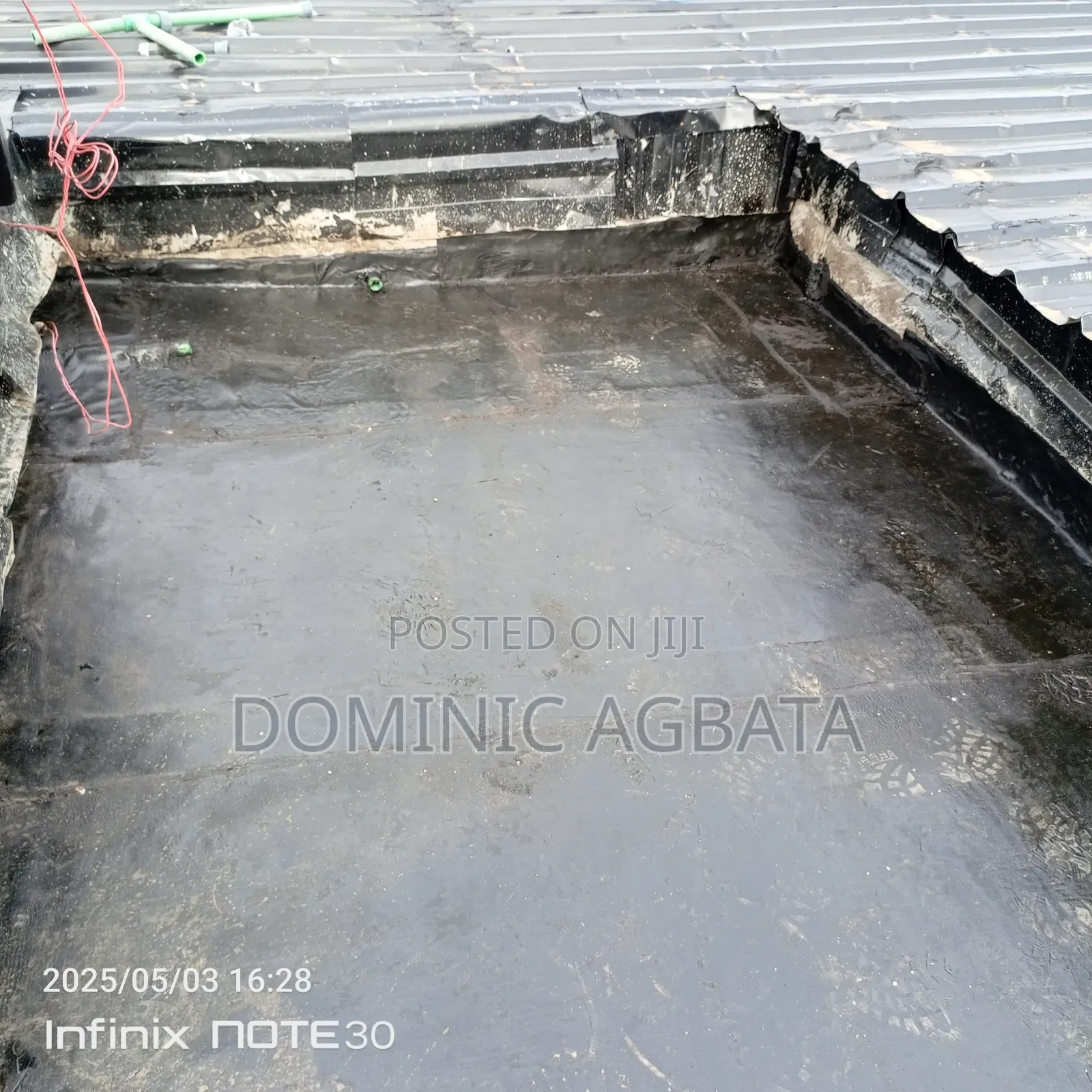 Uppermost Tank Area Waterproofing