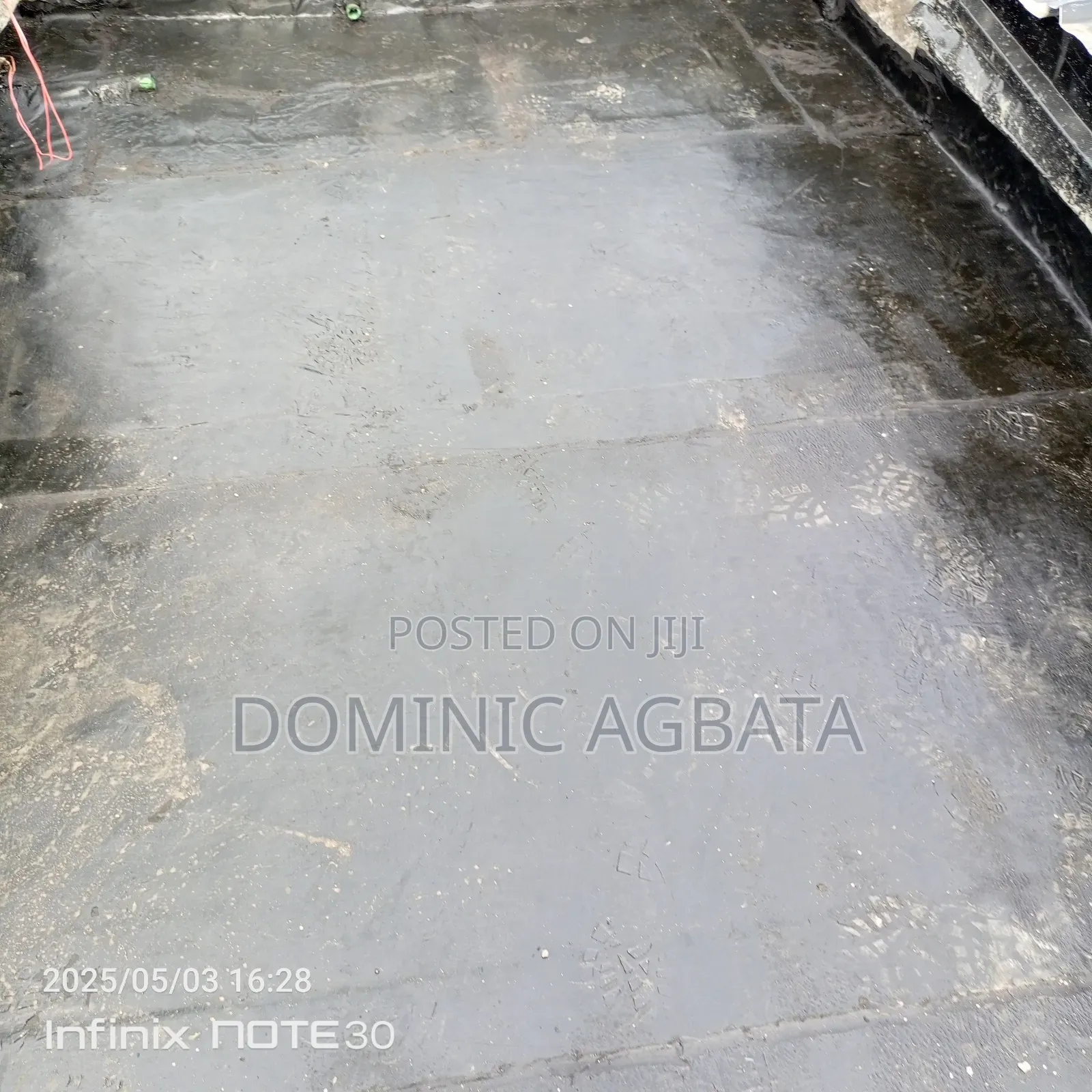 Uppermost Tank Area Waterproofing