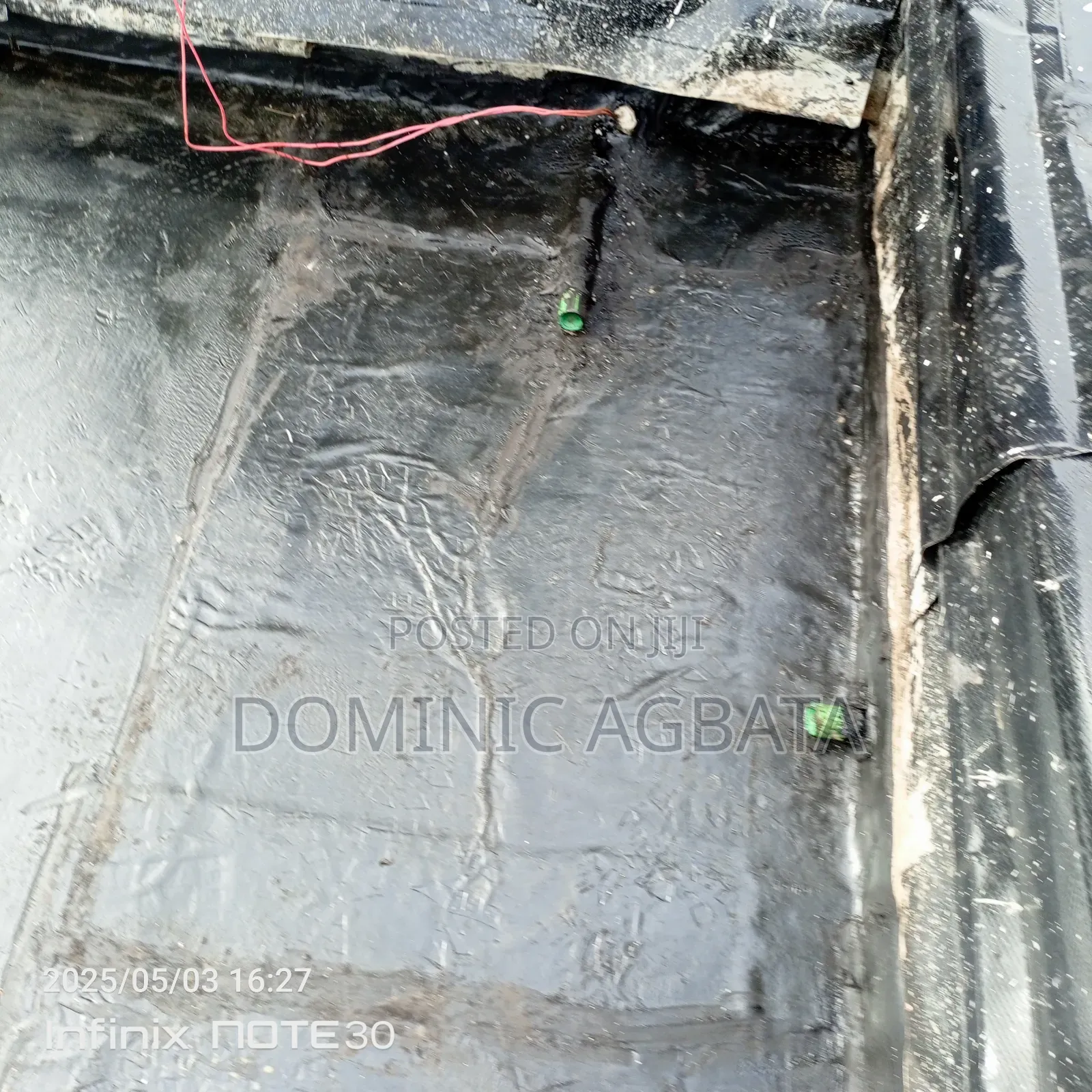 Uppermost Tank Area Waterproofing