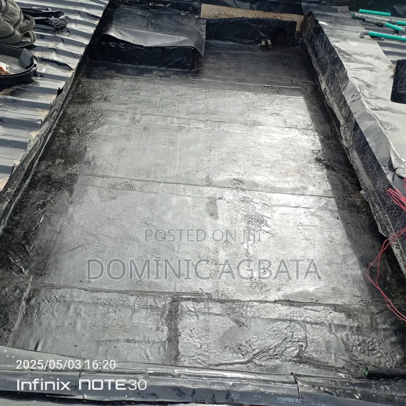 Uppermost Tank Area Waterproofing