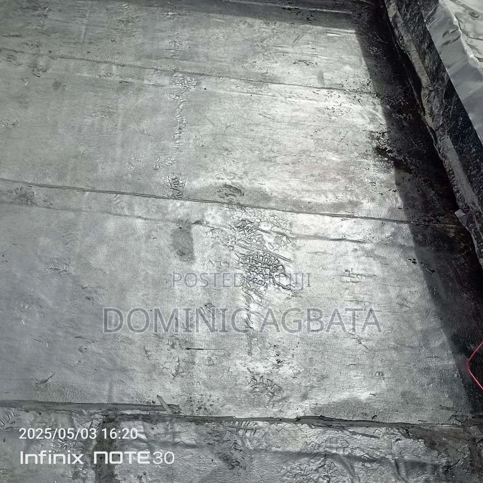Uppermost Tank Area Waterproofing