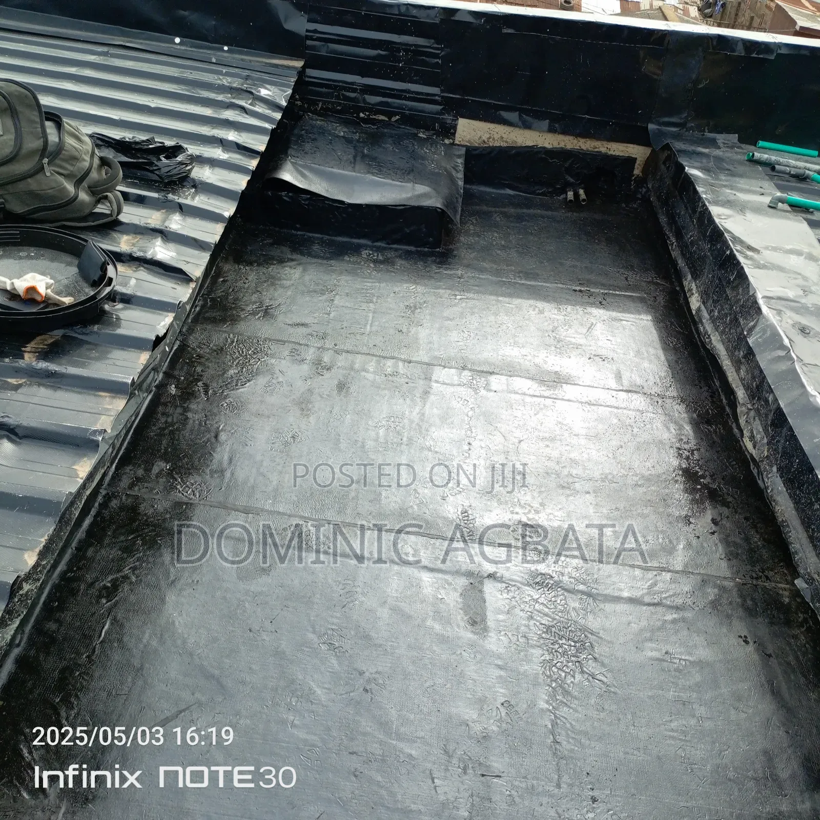 Uppermost Tank Area Waterproofing
