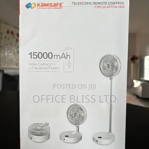 Km-F0380 Long Lasting Rechargeable Table / Standing Fan