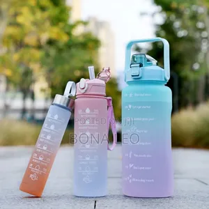 3pcs Motivational Sport Water Bottle