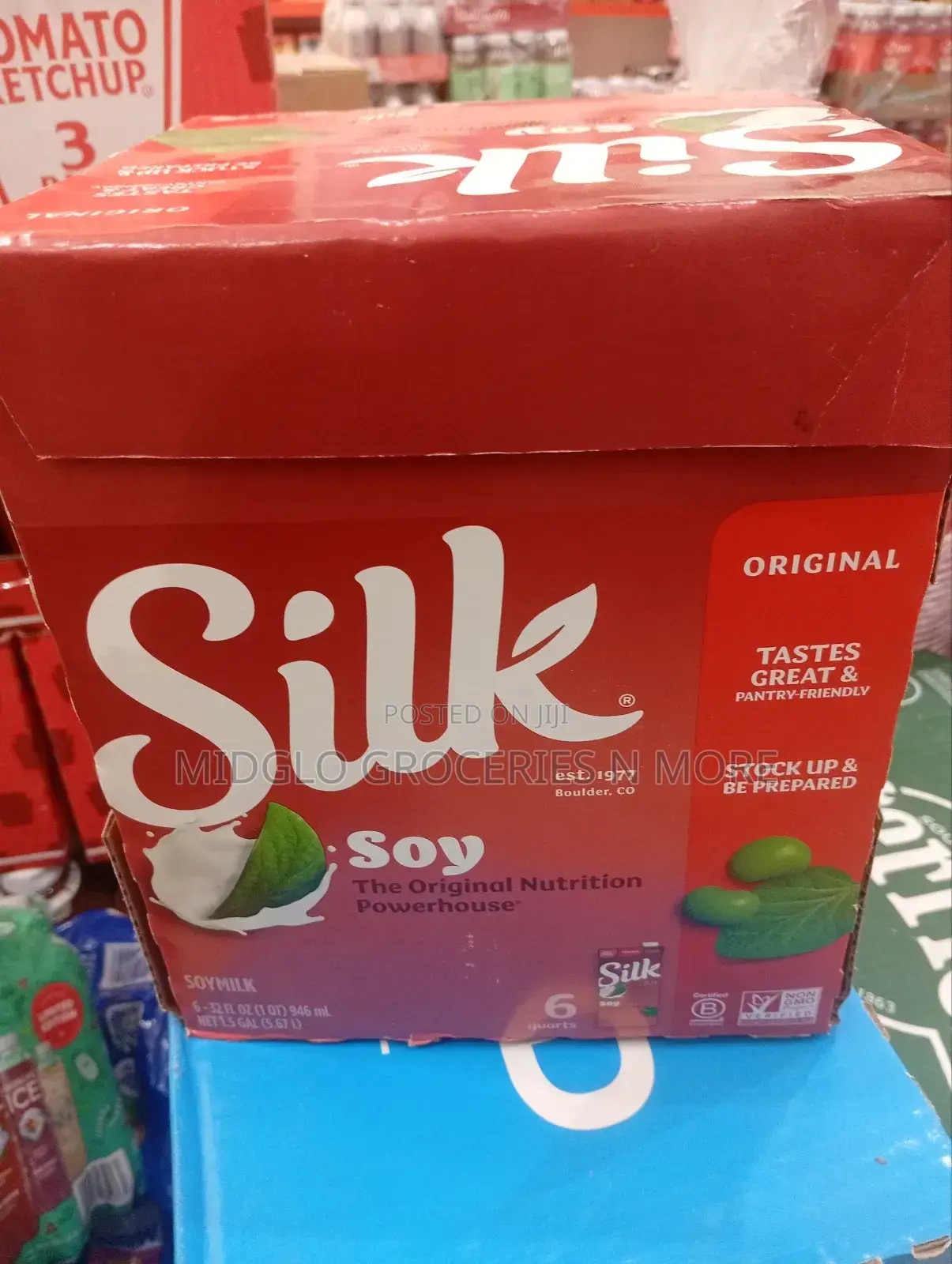 Silk Soy Original and Organic Silk Soy