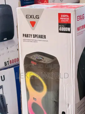 4000 Watts Exlg Bluetooth Speaker