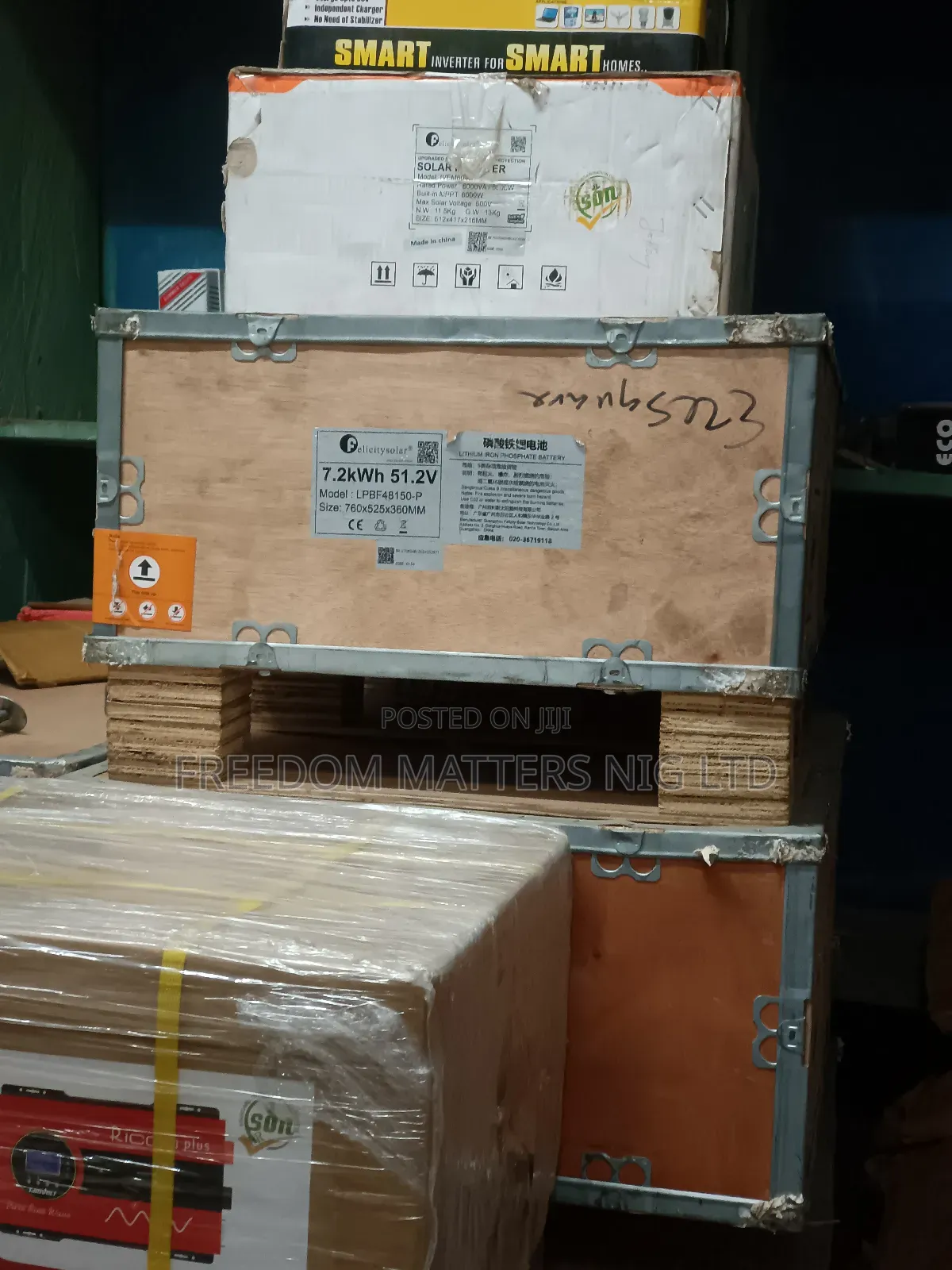 Felicity Lithium Battery 7.2kwh Available