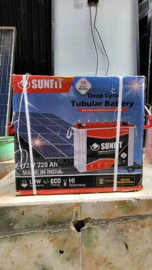 Eco 220ahm Sunfit Tubular Tall Solar Energy Battery