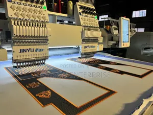 Photo - 2head 500x800 Jinyu Max + Monogram Embroidery Machine