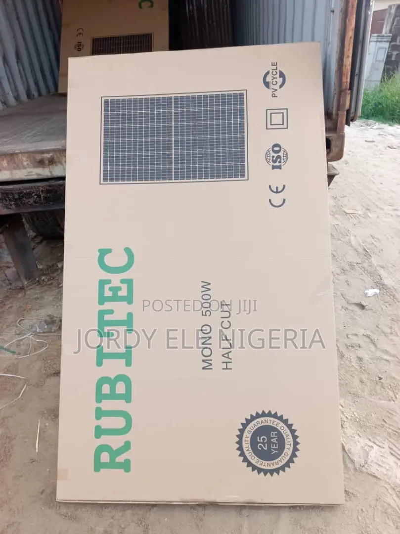 500watts Half-Cut Rubitec Solar Panel