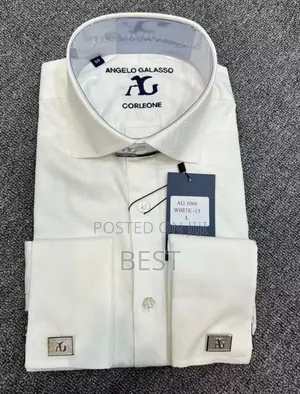 Angelo Galasso Luxury Shirts Collections With Cufflinks