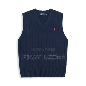 Polo Ralph Sleeveless Cardigan Sweater