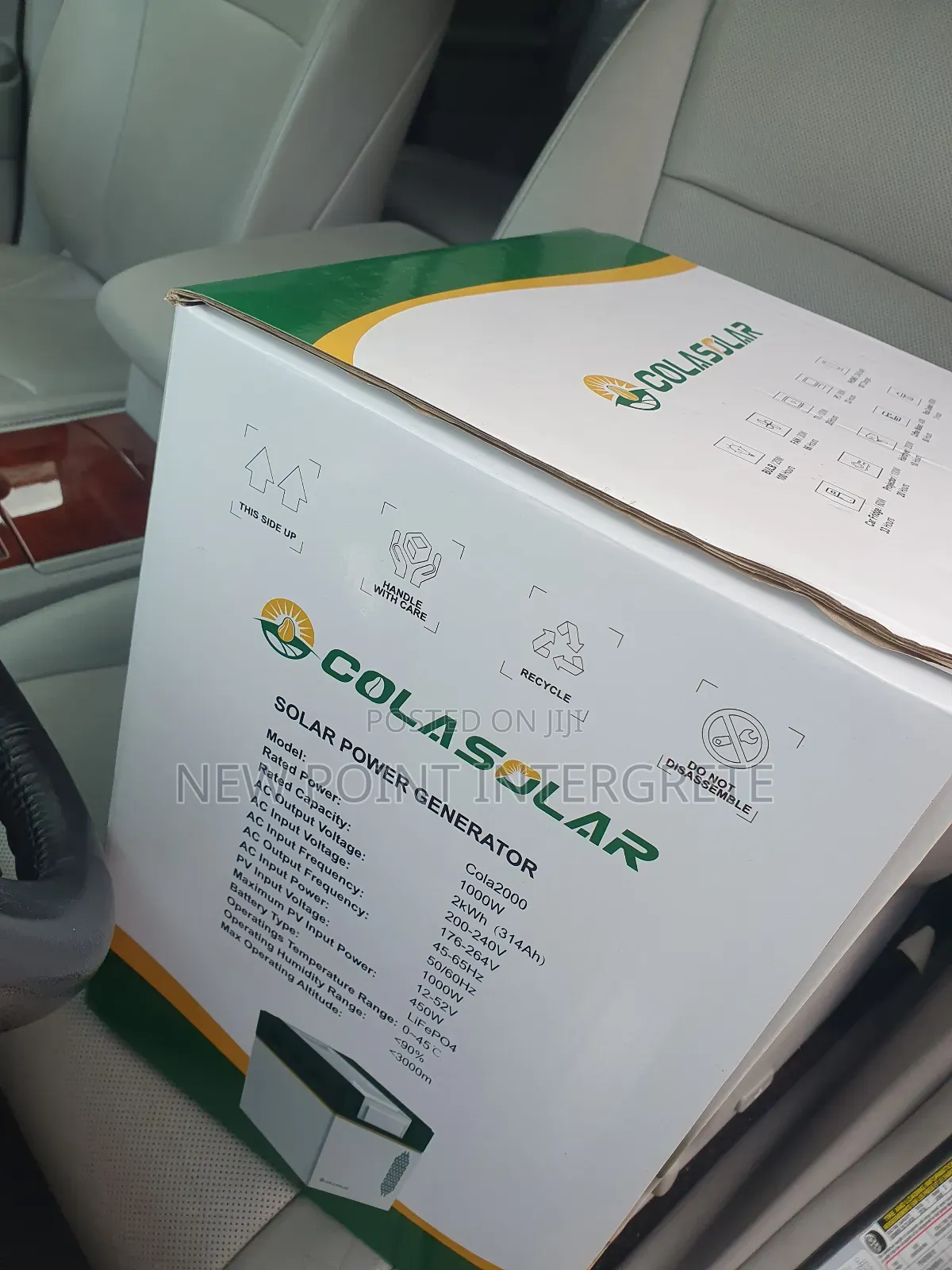 2000w Colasolar Generator