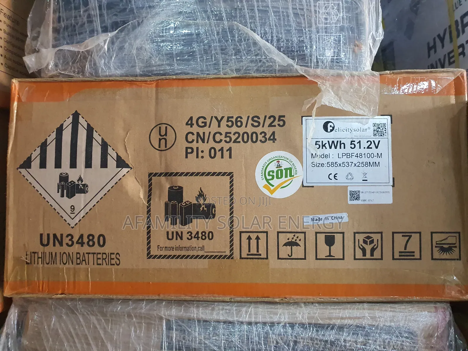 Lithium Battery 5kwh 51,2v
