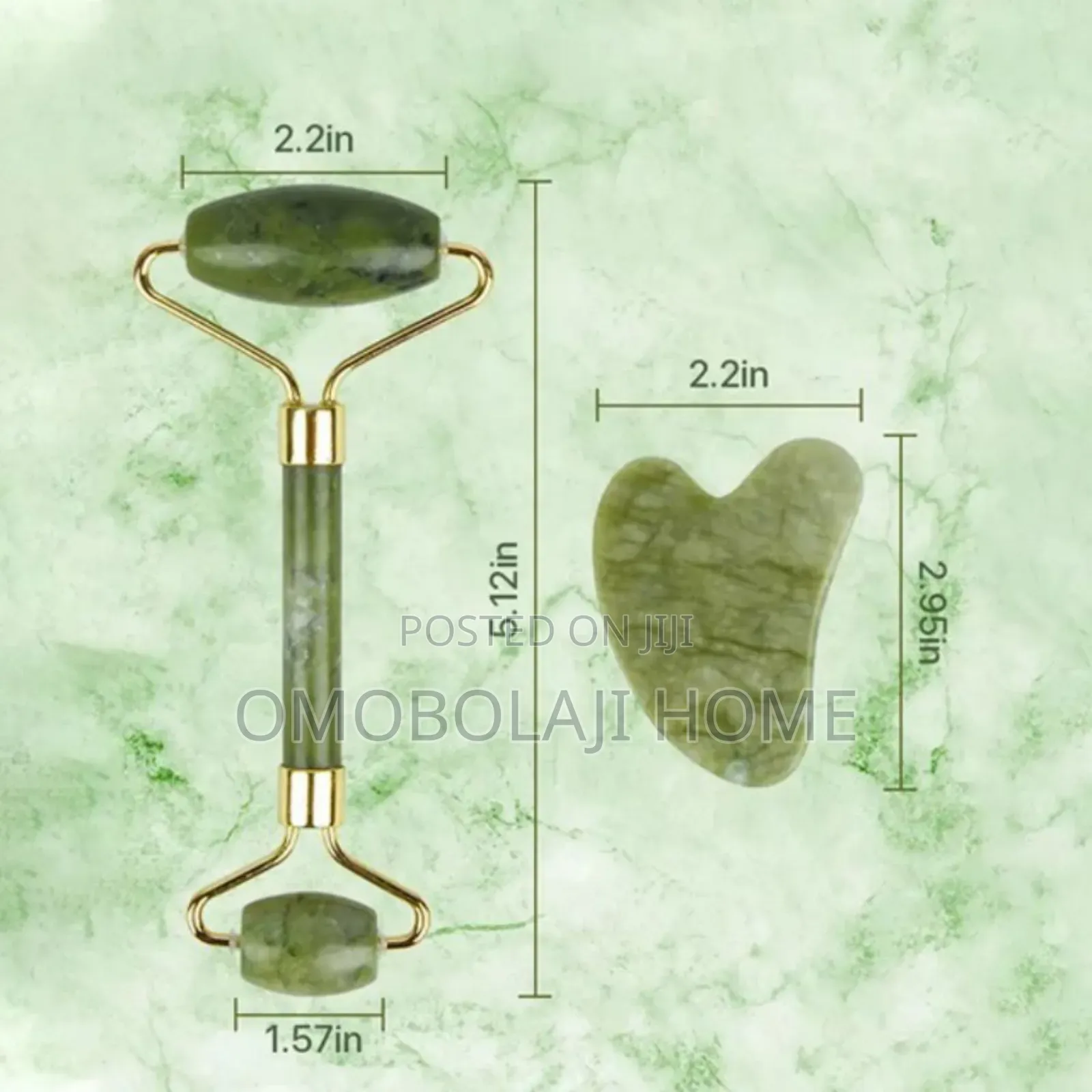 Jade Roller Gua Sha Massage Tool (Anti-aging Skin Firming)