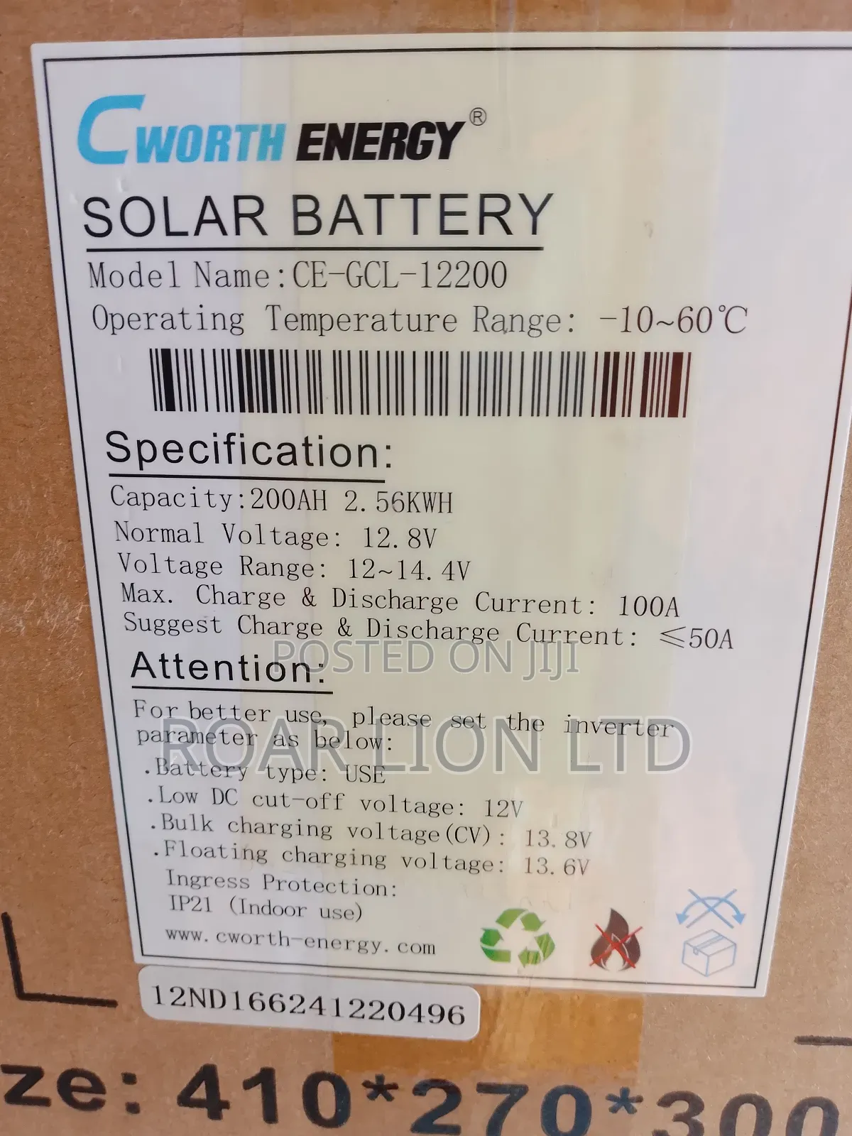 2.5kwh Lithium Battery