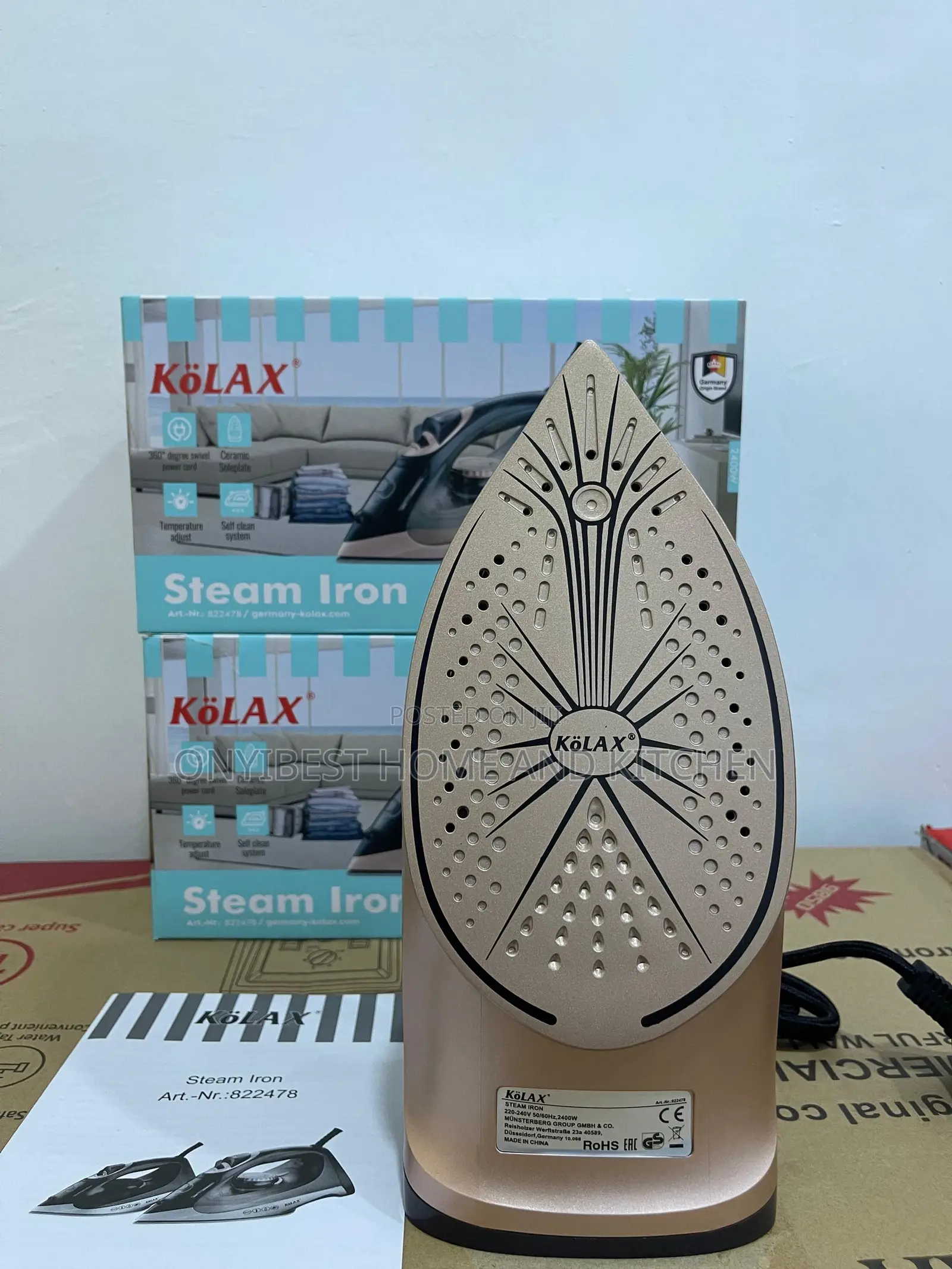 Kolax Steam Iron