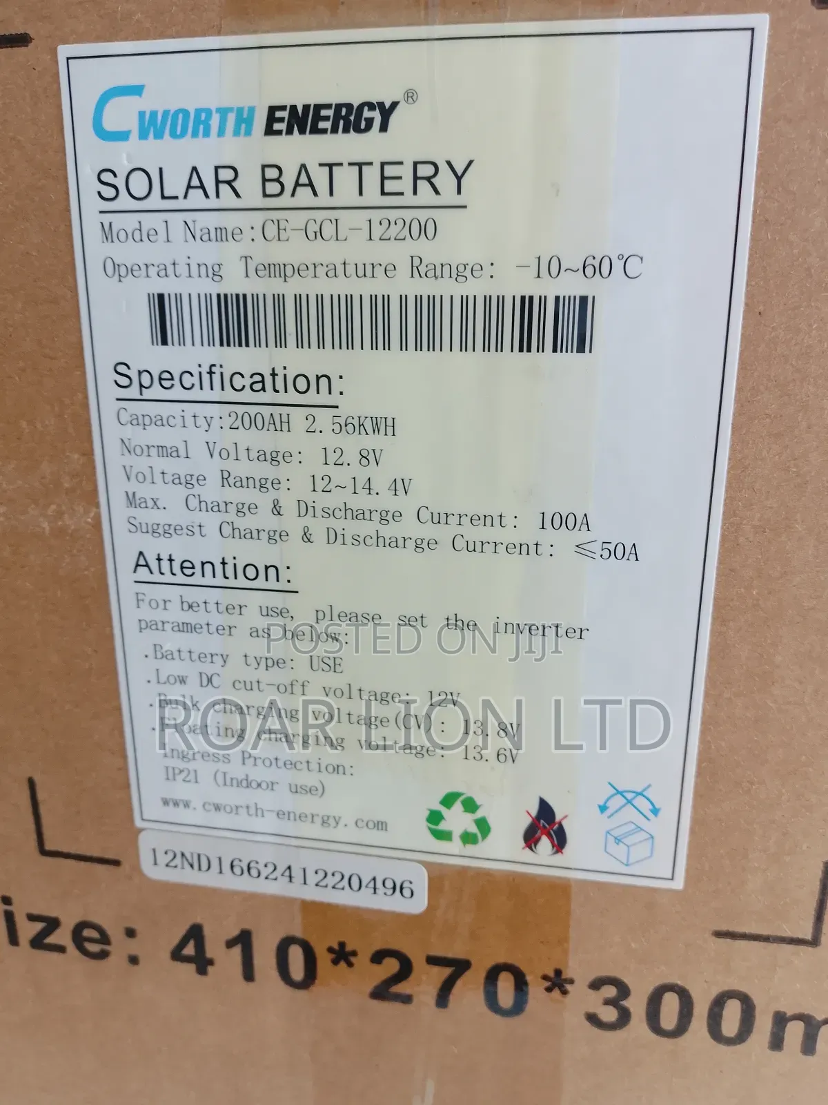 2.5kwh Lithium Battery