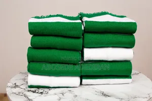 Nigerian Green and White Muffler