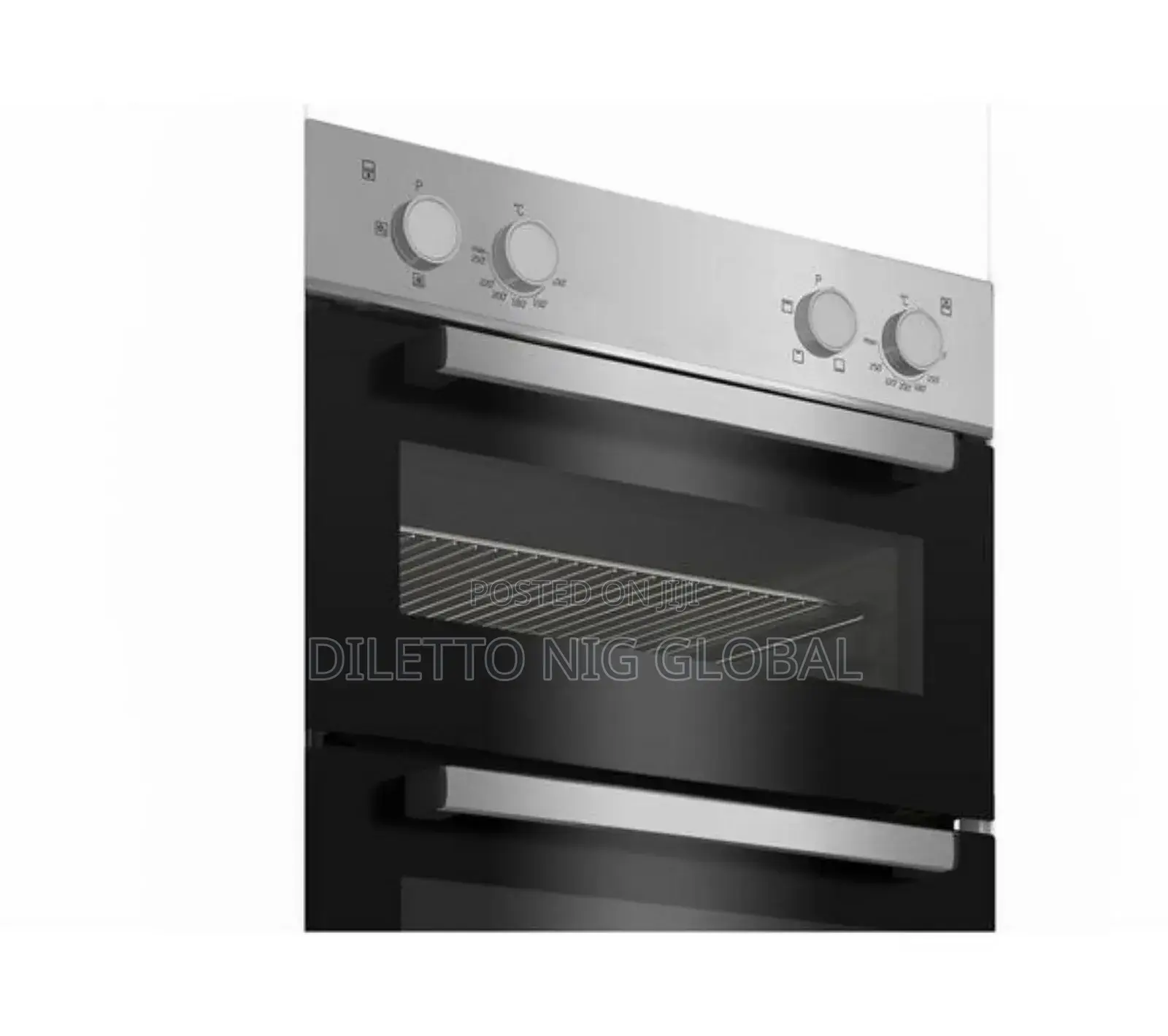 Electric Double Oven - Silver