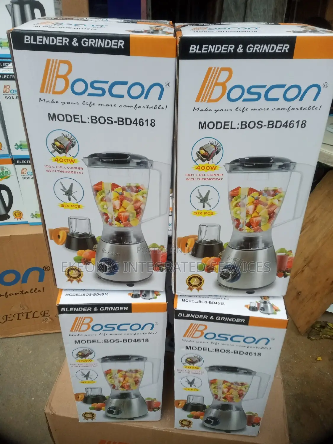 Boscon Electric Blender and Grinder