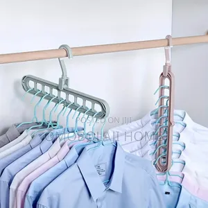 Heavy Duty Foldable Plastic Hanger Space Cloth Organizer