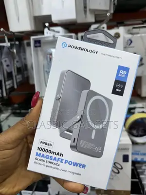 Photo - Powerology 10000mah Magsafe Glass Surface Power Bank