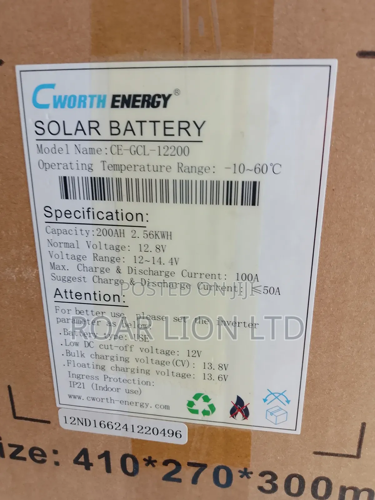 2.5kwh Lithium Battery