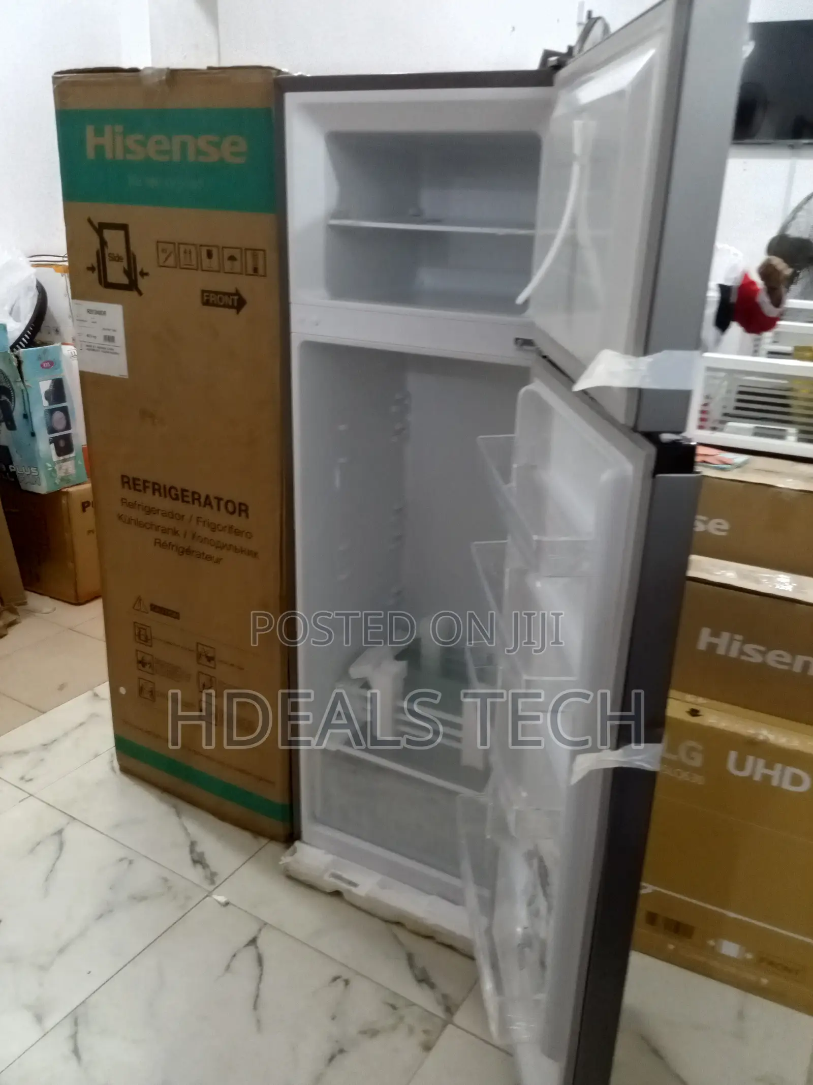 Hisense Ref240dr - Energy-Saving Double Door Fridge