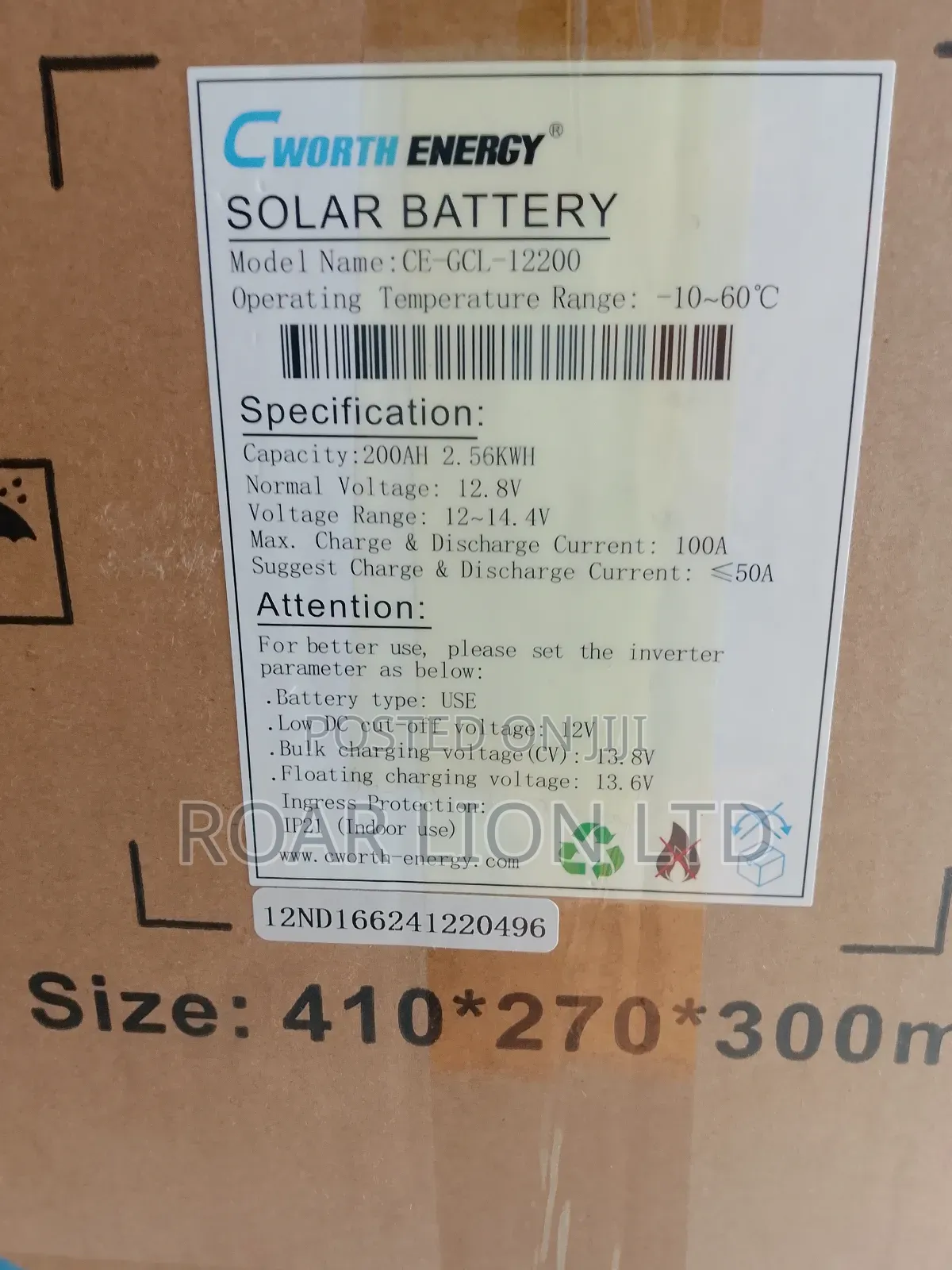 2.5kwh Lithium Battery
