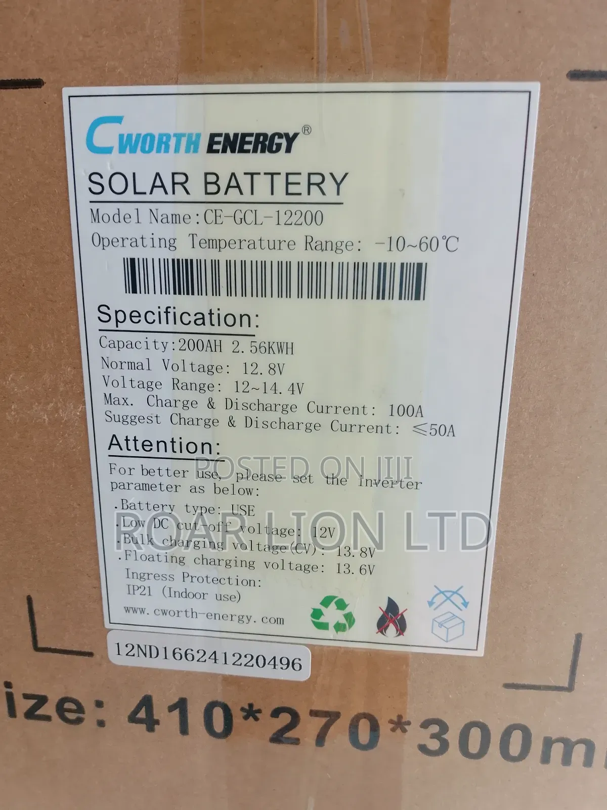 2.5kwh Lithium Battery