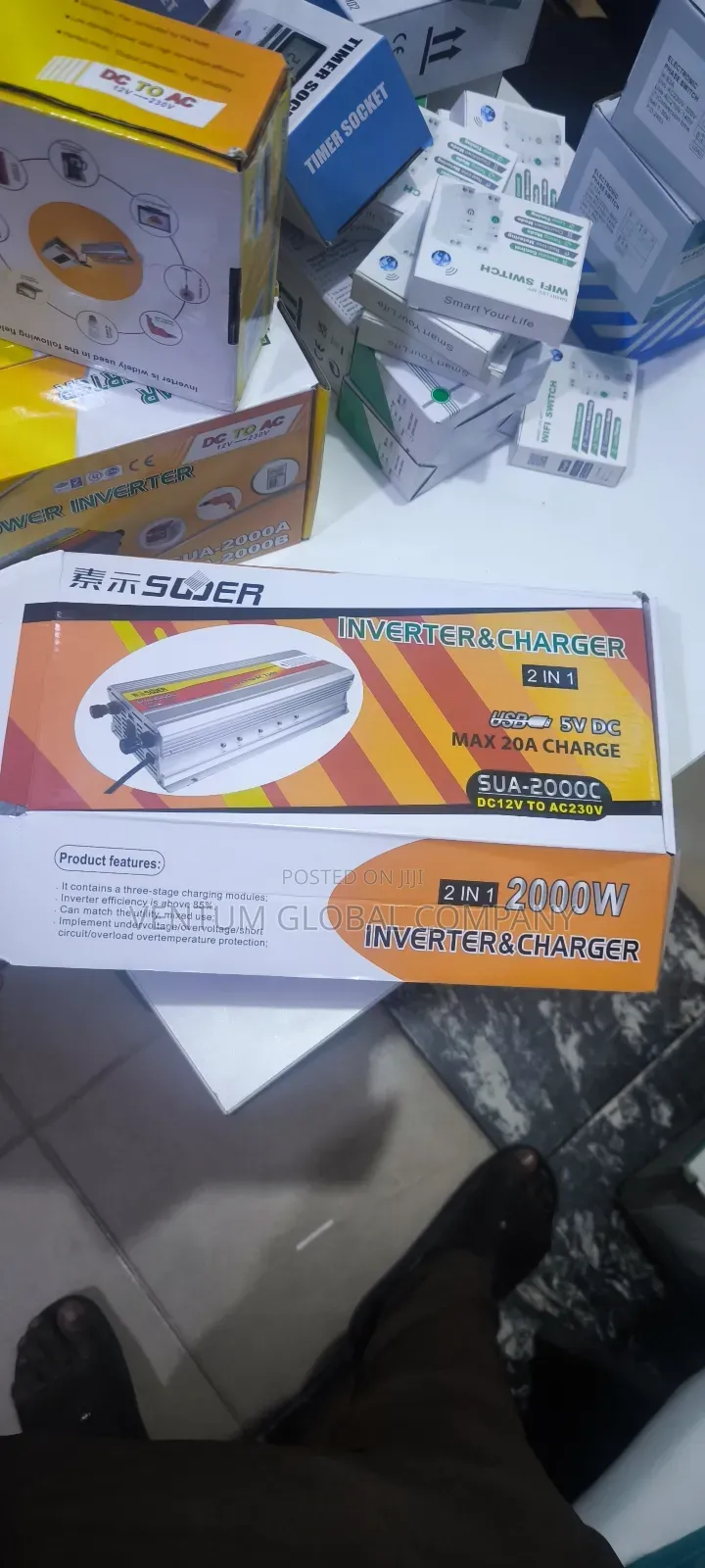 2000w Sachet Inverter With Charger Controller