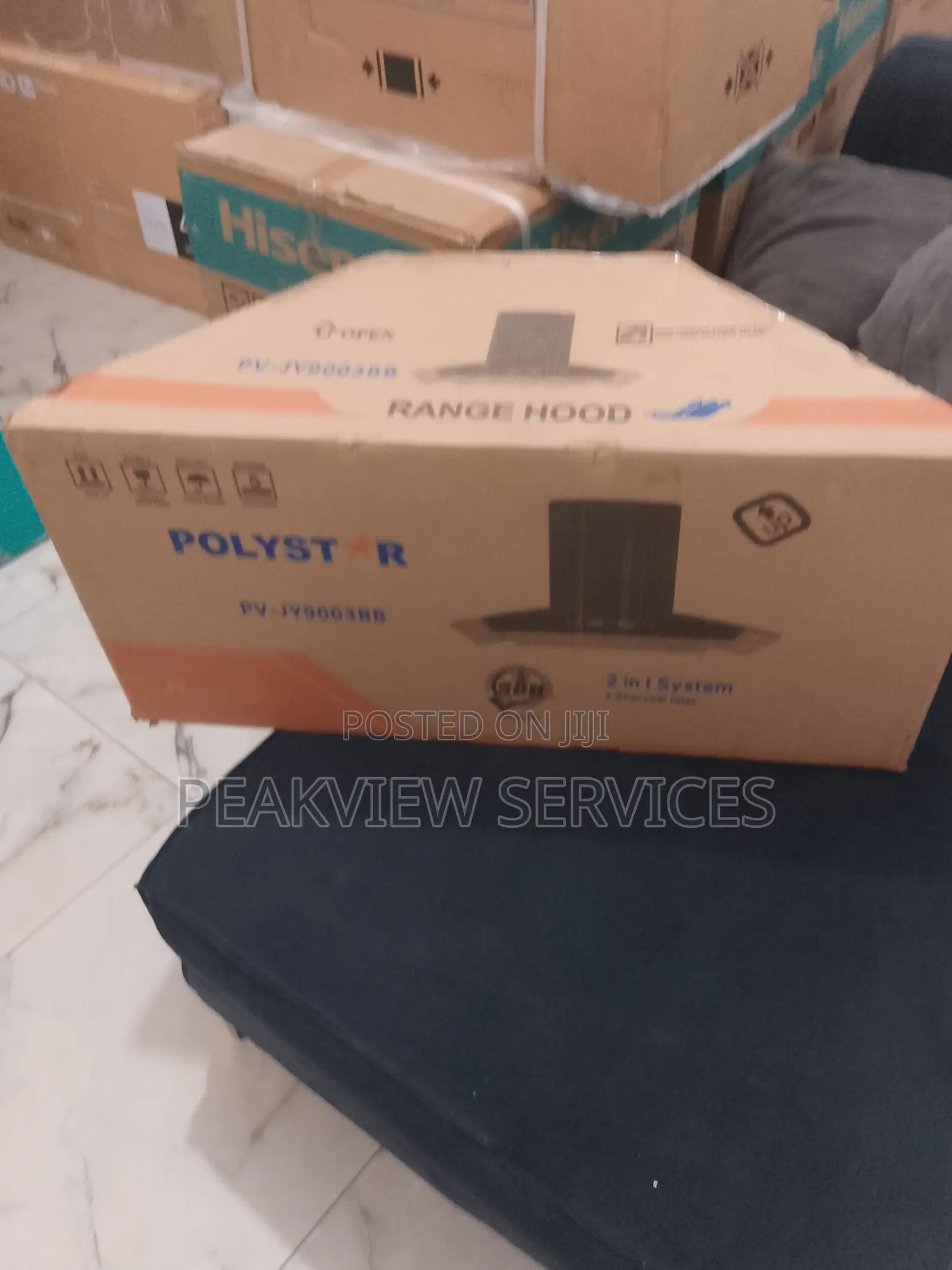 Ventless Range Hood - Polystar 90cm 2in1 System Pv-Jy9003bb