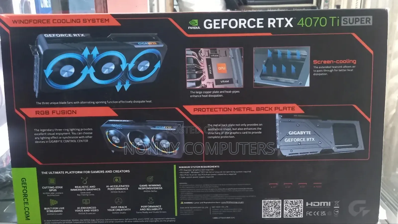 Gigabyte Geforce RTX 4070ti Super