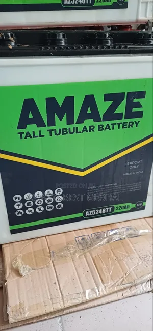 Amaze Tall Tubular Battery 220ah