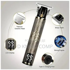 Led Display Hair Clippers With Usb Rechargeable