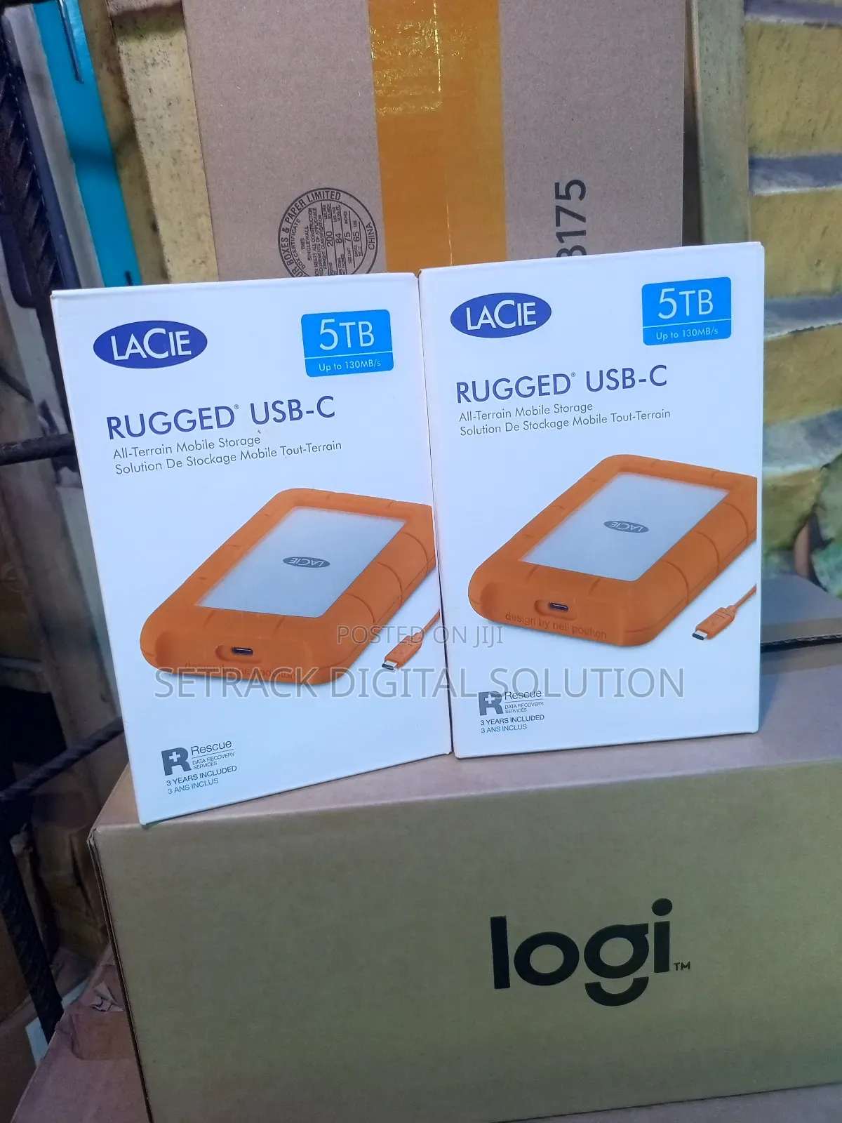 Lacie 5tb Rugged Usb 3.1 Gen 1 Type-c External Hard Drive