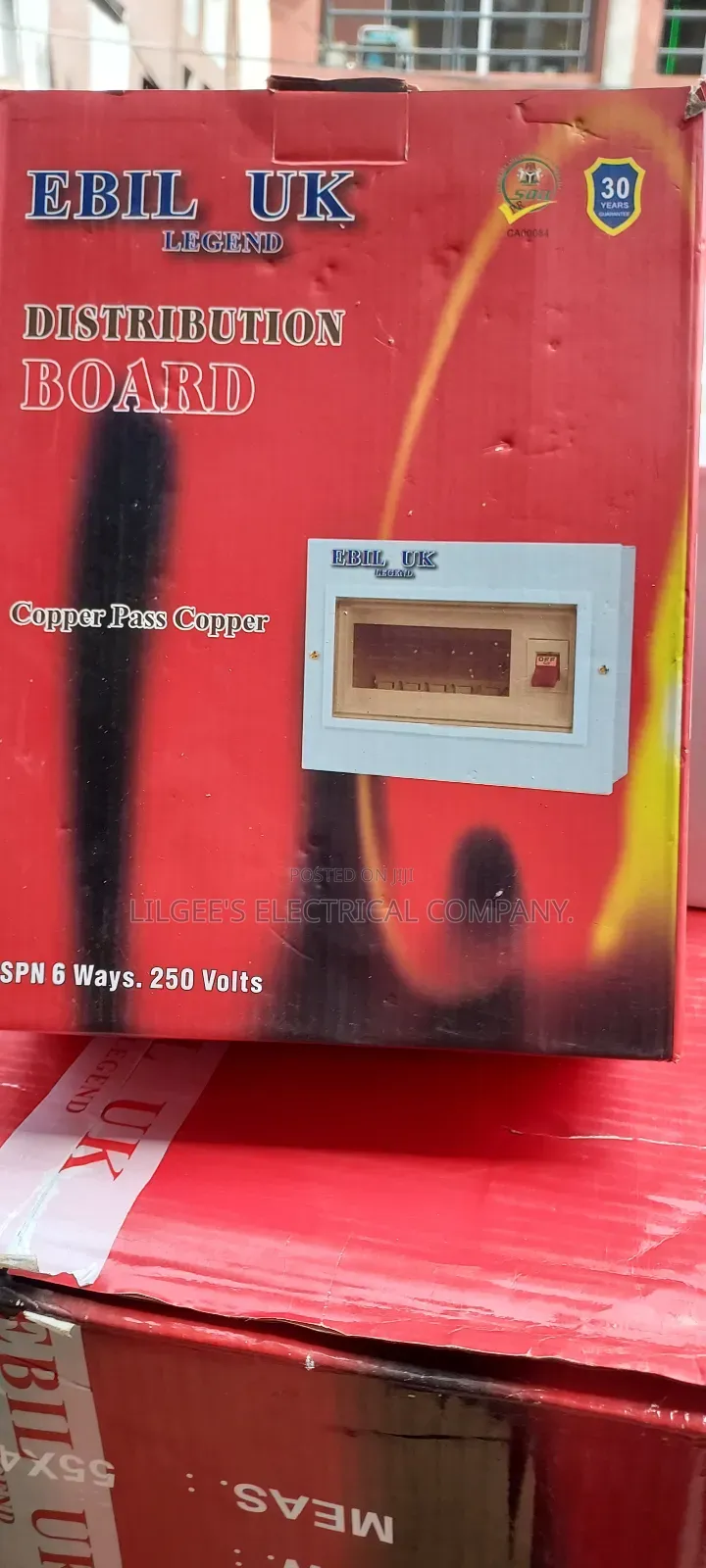 Original D6 Single Phase Distribution Board