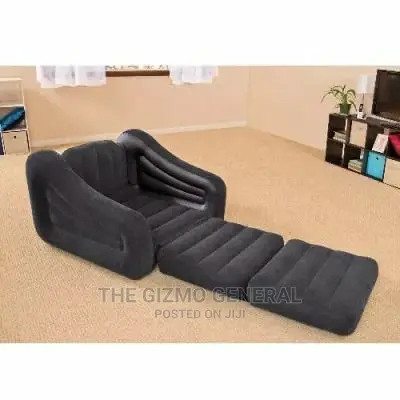 Inflatable Single Sofa Bed - Pull-Out Chair With Pump