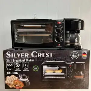 3 in 1 Breakfast Maker Oven Grill and Coffee Maker