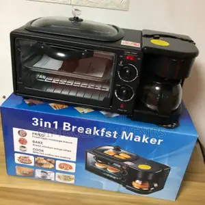 3 in 1 Breakfast Maker Oven Grill and Coffee Maker