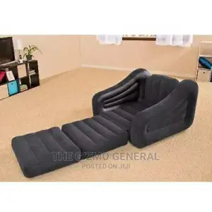 Inflatable Single Sofa Bed - Pull-Out Chair With Pump