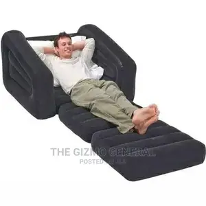 Inflatable Single Sofa Bed - Pull-Out Chair With Pump