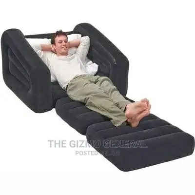 Inflatable Single Sofa Bed - Pull-Out Chair With Pump
