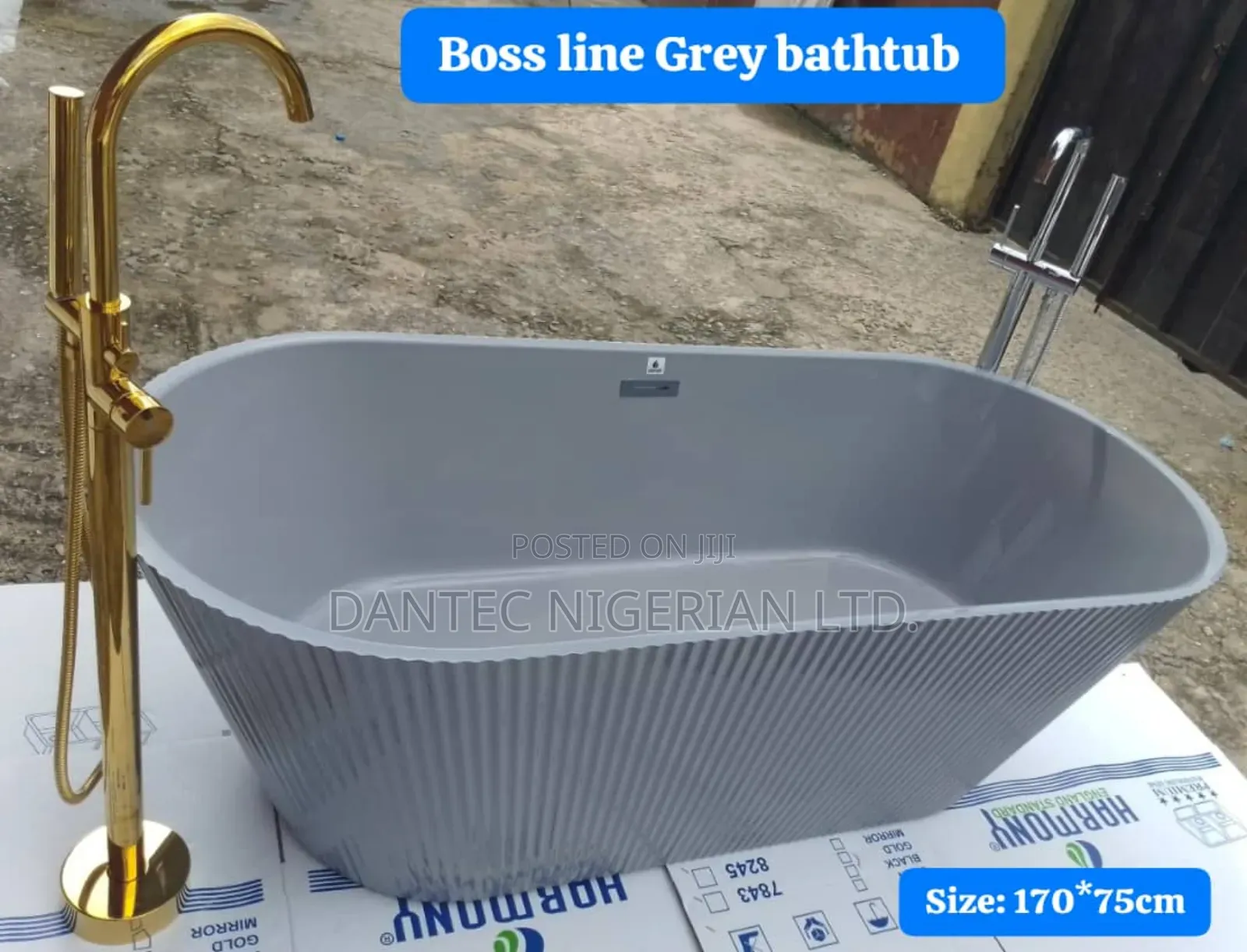 Grey Bathtub