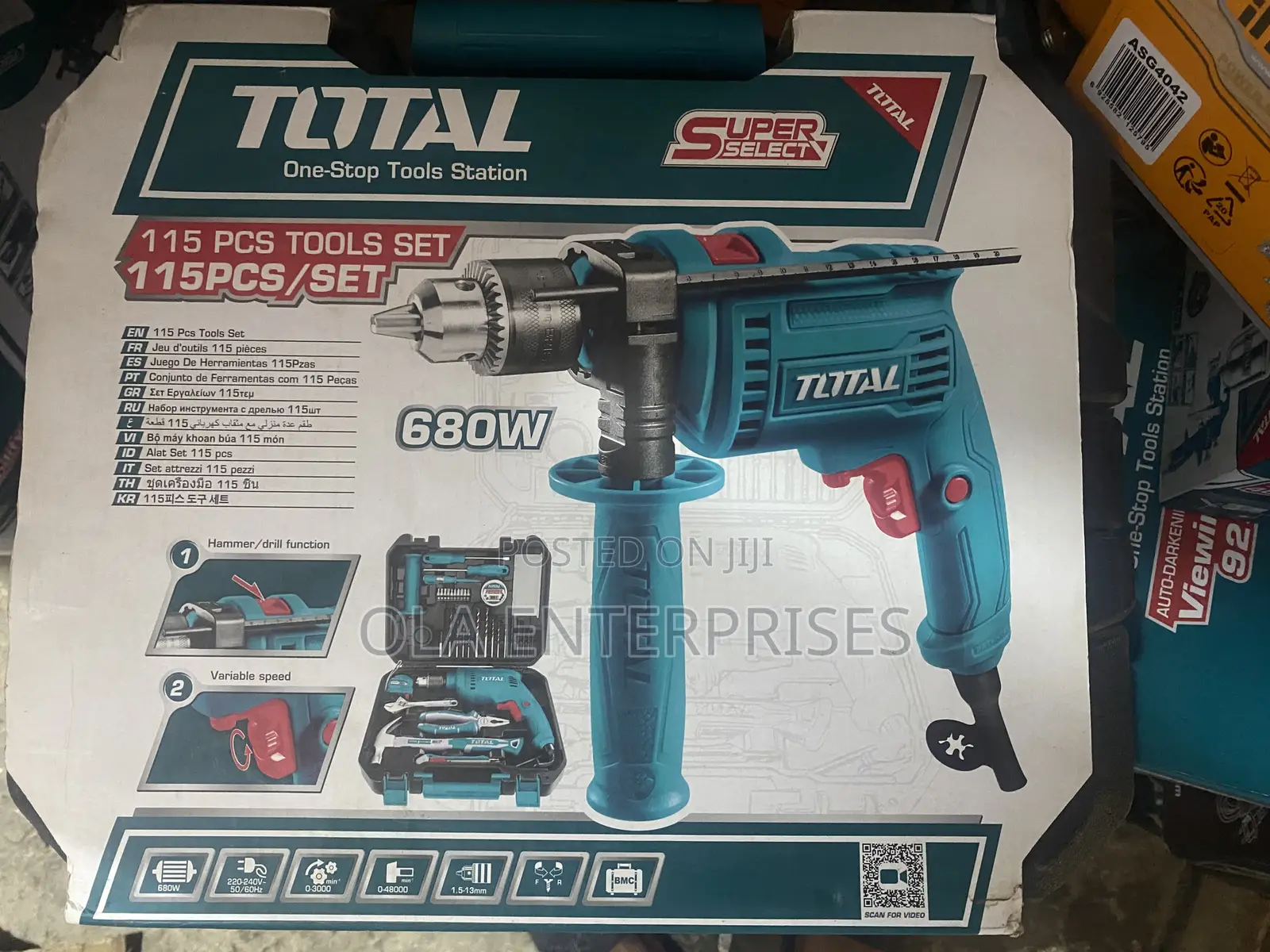 Total 115pcs Tools Set