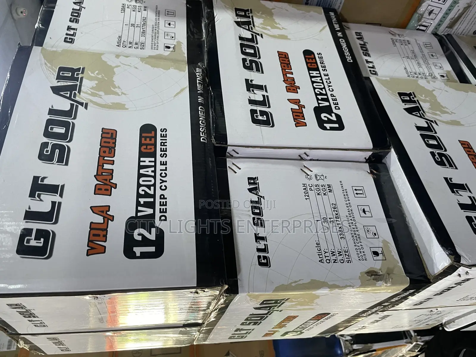 120ah GLT Solar Battery