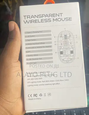 Transparent Wireless Mouse
