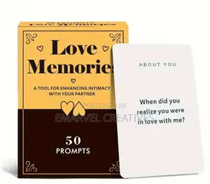 Love Memories" Intimate Tabletop Game for Couples