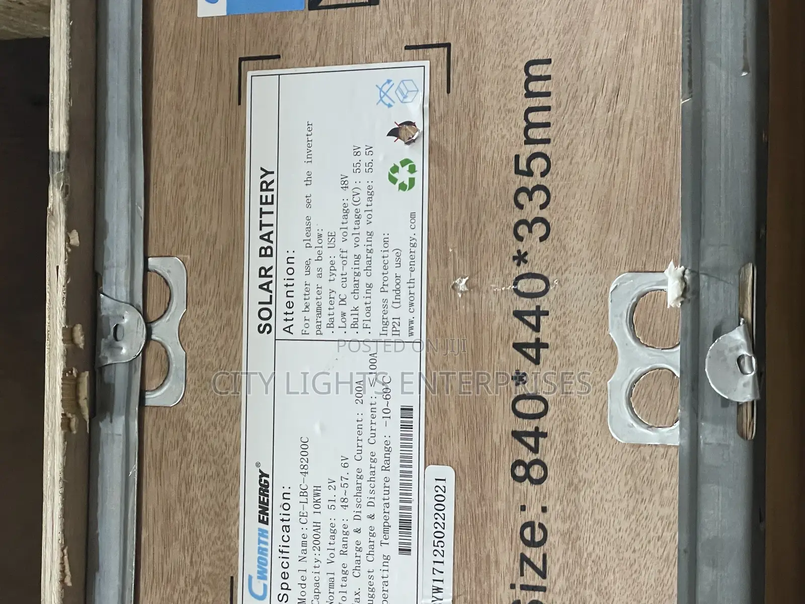 Cworth Energy Lithium Battery 10kwh